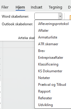 Skærmbilled af Add-ins til Word, Excel og PowerPoint – udvidet programfunktionalitet